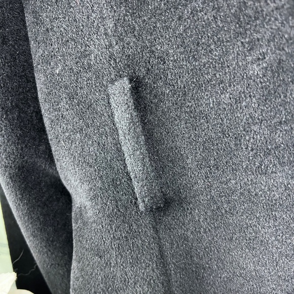 •|•PRESTON & YORK•| Angora + Wool Full Length Coat Black Size 8 - Picture 8 of 16